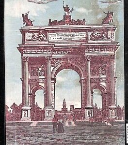 ab1914 - CARTOLINA D'EPOCA - MILANO Città : Arco delle Pace