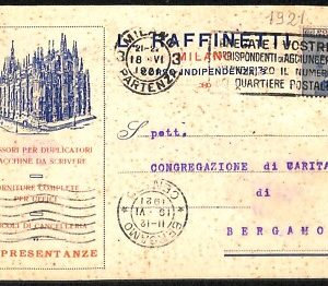 ab1922 - CARTOLINA D'EPOCA - MILANO Città : Publicitaria