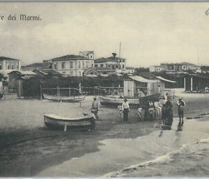 80655 - CARTOLINA d'Epoca - LUCCA  - FORTE  dei  MARMI  1909