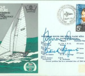 87295 - GB - POSTAL HISTORY - SPECIAL COVER 1973  RN Yacht ADVENTURE signed