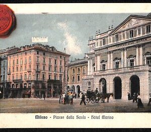 ab1935 - CARTOLINA D'EPOCA - MILANO Città : Hotel Marino