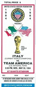 69637 -  BIGLIETTO PARTITA CALCIO 1984: ITALY /  USA World Cup GIANTS STADIUM
