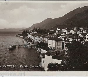 55741 -- CARTOLINA d'Epoca - LAGO MAGGIORE:  Cannero  1933