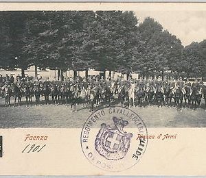 CARTOLINA d'Epoca - RAVENNA provincia : Faenza 1901 - BELLISSIMA