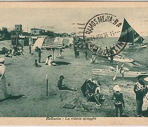 CARTOLINA d'Epoca - RIMINI provincia : Bellaria 1936