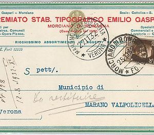 CARTOLINA d'Epoca - RIMINI provincia : Morciano di Romagna 1932