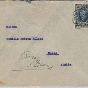 50871 - PORTUGAL -  POSTAL HISTORY  -  ADVERTISING  COVER to ITALY - PORT Wine