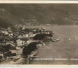 55756 -- CARTOLINA d'Epoca - LAGO MAGGIORE:  Cannobio  1943