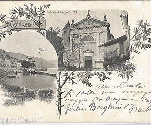 55758 -- CARTOLINA d'Epoca - LAGO MAGGIORE:  Cannobio 1901 - BELLA!