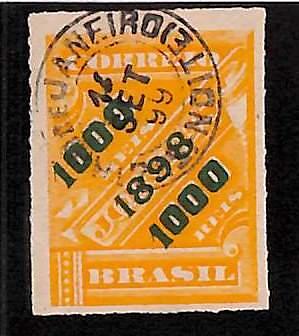 76629a -  BRAZIL  -  STAMP  - Yvert # 97 - Fine USED