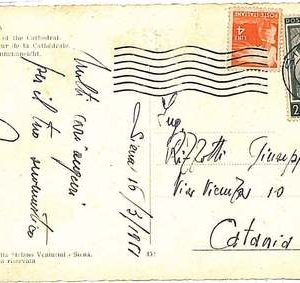ITALIA  REPUBBLICA storia postale - LAVORO: 2 Lire su CARTOLINA 1951