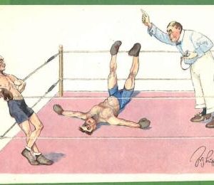 10965 - VINTAGE POSTCARD Ansichtskarten -  BOXING - SPORT