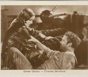 62078 - VINTAGE POSTCARD - CINEMA, Greta Garbo and Charles Bickford
