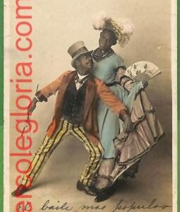 ah2078 - VINTAGE POSTCARD Postal Antigua -  Ethnic American  GLAMOUR  1904