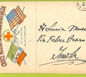 af9747 - ITALY - POSTAL HISTORY - Postcard -  MEDICINE Red Cross
