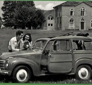 ah1999 -  VINTAGE POSTCARD Ansichtskarten - CARS, FIAT Belvedere