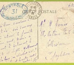 af9746 - FRANCE - POSTAL HISTORY - Feldpost MILITARY - 1918, MEDICINE Red Cross