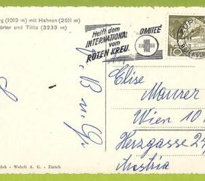 af9759 - Switzerland - POSTAL HISTORY - Postcard -  MEDICINE Red Cross