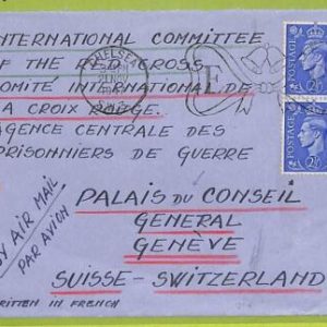 af9767 - GB - POSTAL HISTORY - Cover - 1947, MEDICINE Red Cross