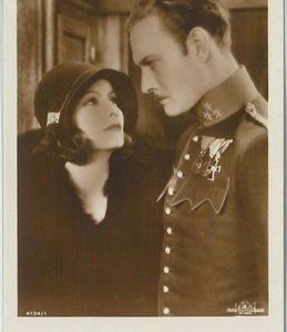 62070 - VINTAGE POSTCARD - CINEMA, Greta Garbo and Conrad Nagel