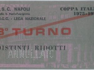 71306  - Vecchio  BIGLIETTO PARTITA CALCIO - 1975 / 1976 : NAPOLI /  SAMPDORIA