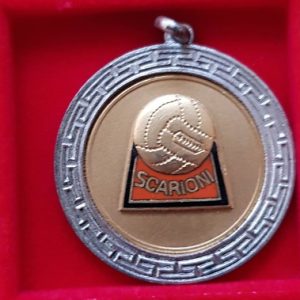 med113 - ITALIA -  MEDAGLIA Vermeil - CAMPIONATO CALCIO 1957 Scarioni MILANO