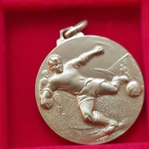 med107 - ITALIA -  MEDAGLIA Vermeil - CAMPIONATO CALCIO  Scarioni MILANO