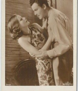 62067 - VINTAGE POSTCARD - CINEMA, Greta Garbo and Nils Asther