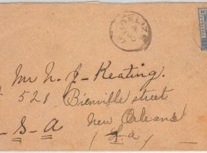 48732 - BRITISH HONDURAS Belize - POSTAL HISTORY - COVER to USA 1897