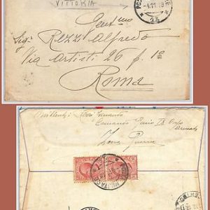 63160 - ITALIA REGNO - STORIA POSTALE - POSTA MILITARE 13 Busta  1918