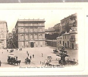 ab0015 - CARTOLINA D'EPOCA - ROMA Città : Piazza Barberini