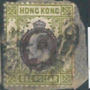 70366j - HONG KONG - STAMPS: Stanley Gibbons #  86 - Finely  USED on support