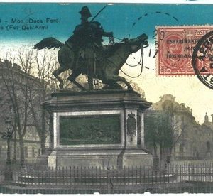 71017 - ITALY - Postal History - FIRST AIRMAIL STAMP on CARD: Longhi # 800  1917