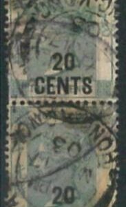 70389e -  HONG KONG - STAMPS: Stanley Gibbons #  48 or 48a PAIR -  USED