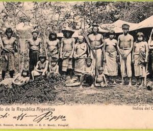 af0564 - ARGENTINA - Vintage Postcard -  Chaco -Costumi - 1904