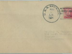67517 - USA - Postal History - COVER : Ship Mail - USS NARWHAL Wale  1934 - Boat