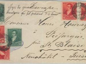77101 - ARGENTINA - POSTAL HISTORY - 24 cent rate on COVER to SWITZERLAND