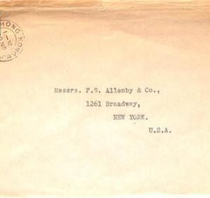 aa6773 - HONG KONG - POSTAL HISTORY - Printed matter franking COVER to USA  1946