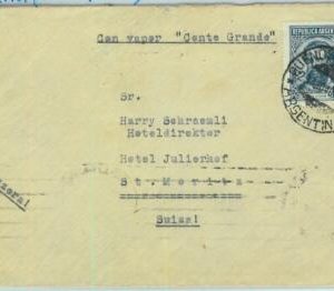 93925 - ARGENTINA - POSTAL HISTORY -  Cover to SWITZERLAND con Vapor  1939