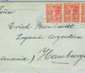93936 - ARGENTINA - POSTAL HISTORY - Congreso Panamericano*3 on COVER to GERMANY
