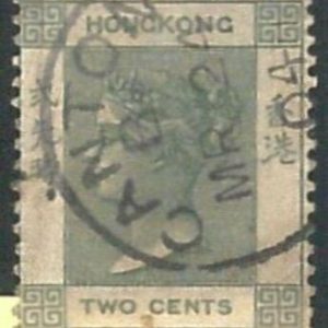 70564 - HONG KONG - STAMP : Stanley Gibbons # 56 -  USED:  Canton postmark