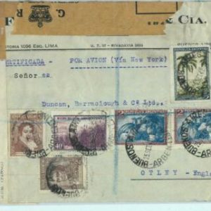93978 - ARGENTINA - POSTAL HISTORY - CENSORED Registered COVER to ENGLAND  1942