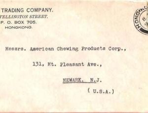 aa6820 - HONG KONG - POSTAL HISTORY -  COVER to the USA 1946