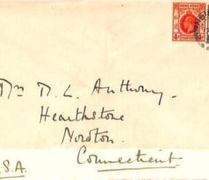 aa6822 - HONG KONG - POSTAL HISTORY -  COVER to the USA
