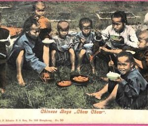 af8805 - HONG KONG -  VINTAGE POSTCARD - Ethnic, Chinese Boys