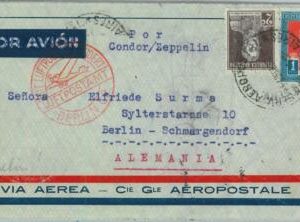 94099 - ARGENTINA - POSTAL HISTORY - COVER to GERMANY via AEROPOSTALE 1932 # 145