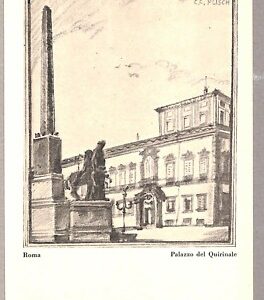 ab0037 - CARTOLINA D'EPOCA -ROMA Città : Palazzo del Quirinale