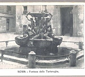 ab0044 - CARTOLINA D'EPOCA -ROMA Città : Fontana delle Tartarughe