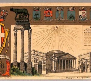 ab0047 - CARTOLINA D'EPOCA -ROMA Città