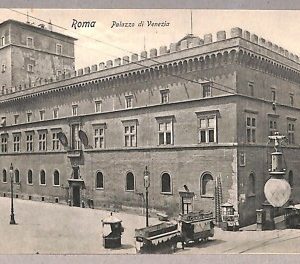 ab0048 - CARTOLINA D'EPOCA -ROMA Città : Palazzo di Venezia